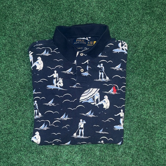 Ralph Lauren Other - Ralph Lauren Dark Blue Polo with Nautical Design